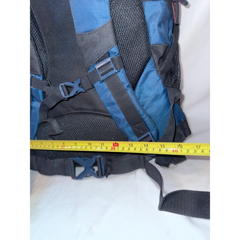 Outdoor‎ Products Vortex 30L Hiking Backpack Blue Black Padded Shoulder Strap - Picture 5 of 11